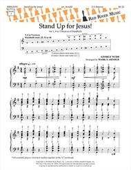 Stand Up for Jesus! Handbell sheet music cover Thumbnail